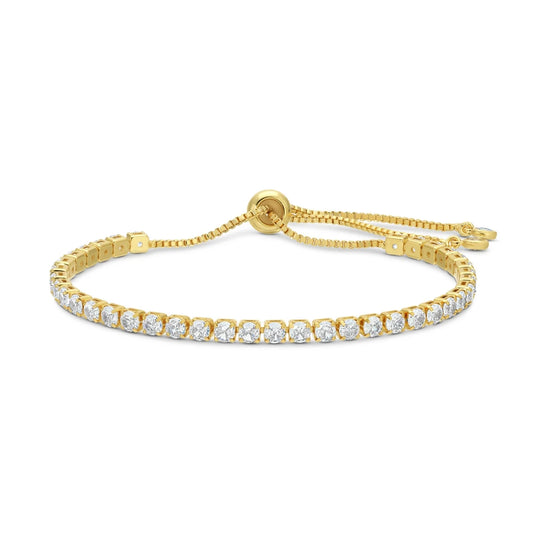 Faux Diamond Tennis Bracelet