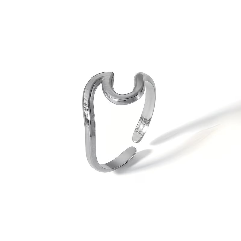 Wave Adjustable Ring