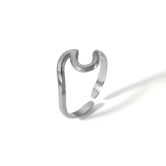 Wave Adjustable Ring